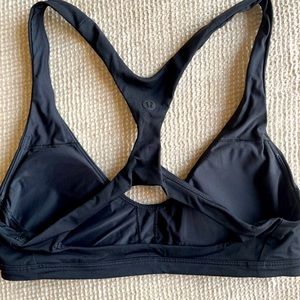 Lululemon Black Swimsuit Top Sports Bra